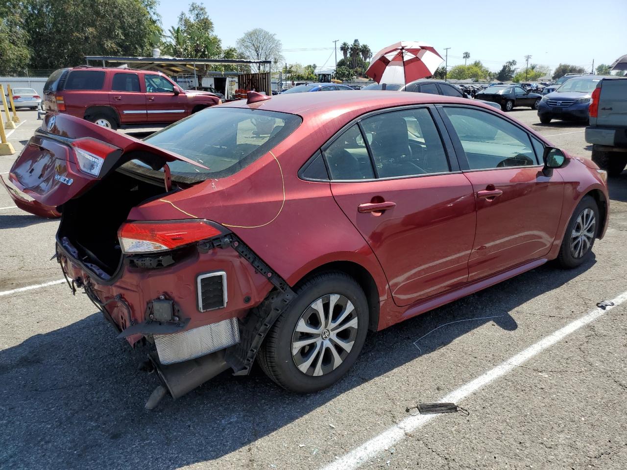 2022 TOYOTA COROLLA LE VIN:JTDEAMDE1NJ056059