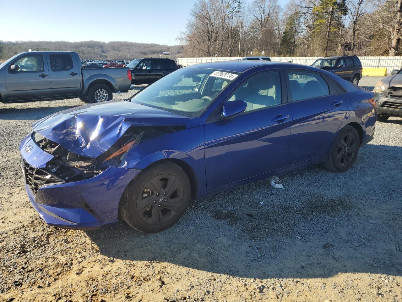 2022 HYUNDAI ELANTRA SEL VIN:5NPLM4AG9NH058641