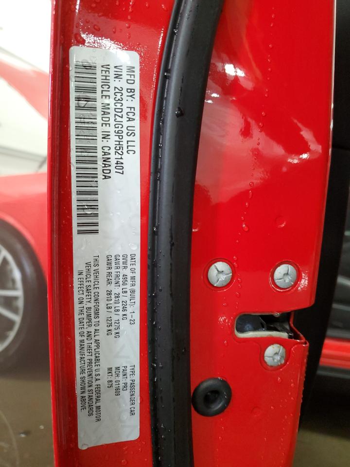 2023 DODGE CHALLENGER GT VIN:2C3CDZJG9PH521407