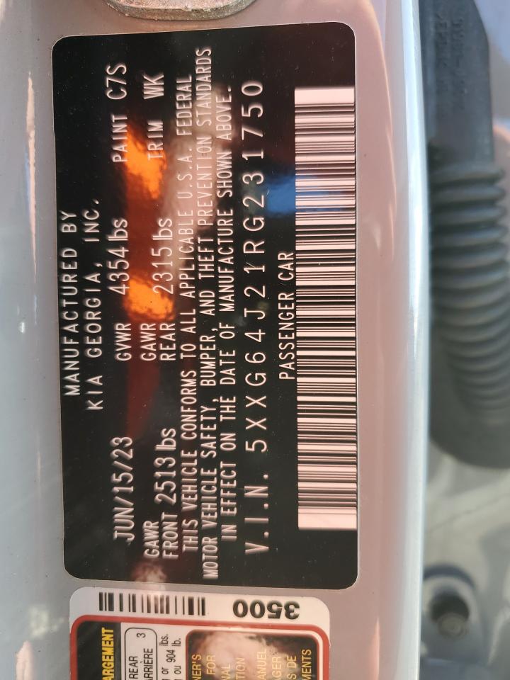 2024 KIA K5 GT LINE VIN:5XXG64J21RG231750