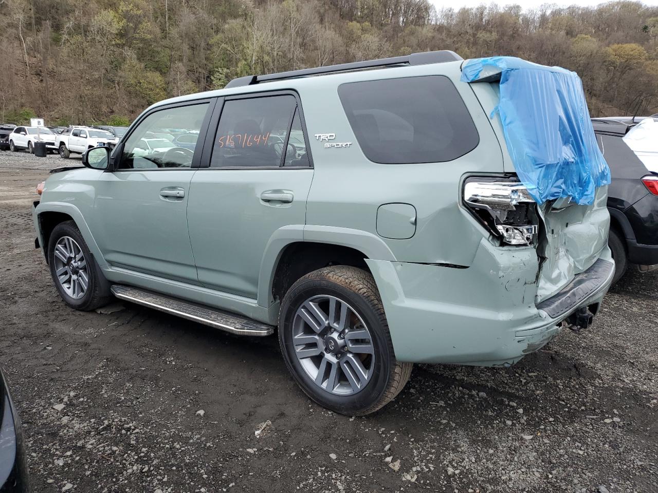 2023 TOYOTA 4RUNNER SE VIN:JTESU5JR7P6105581