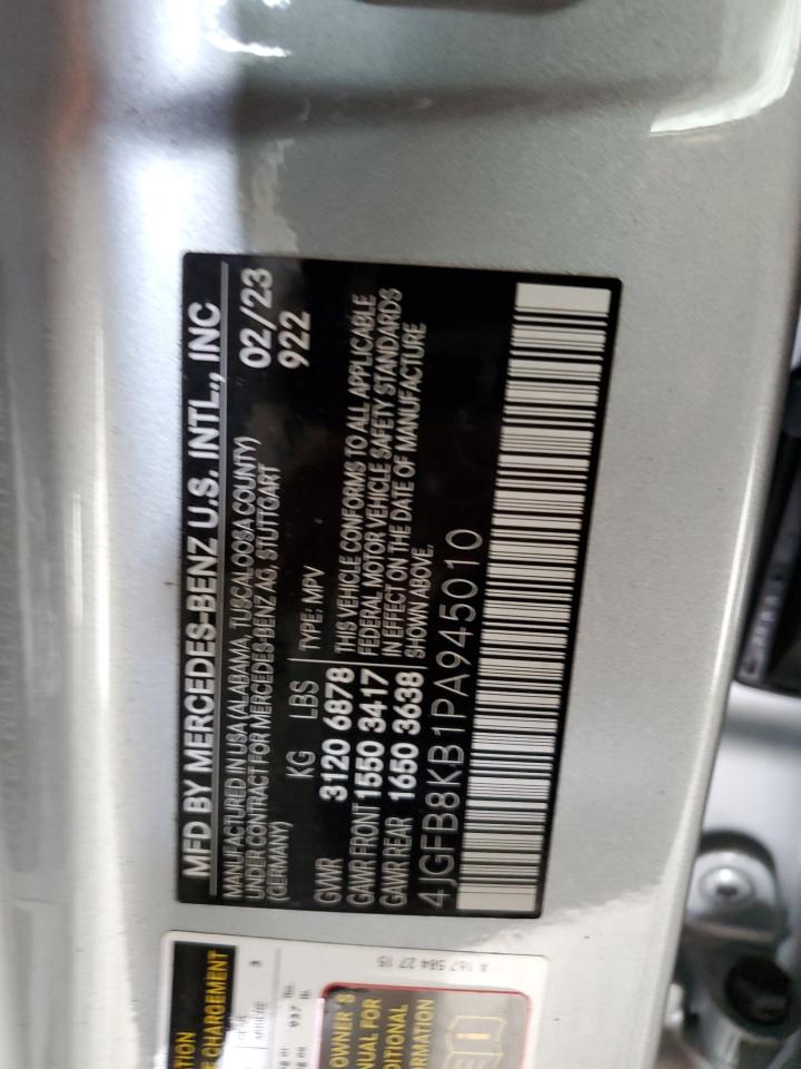 2023 MERCEDES-BENZ GLE 63 AMG 4MATIC VIN:4JGFB8KB1PA945010