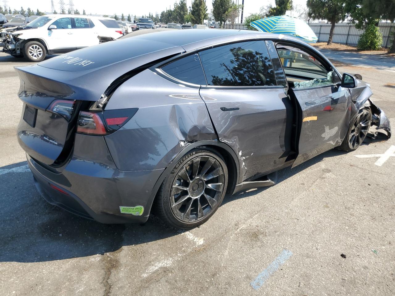 2022 TESLA MODEL Y  VIN:WP0AA2A8XNS255297