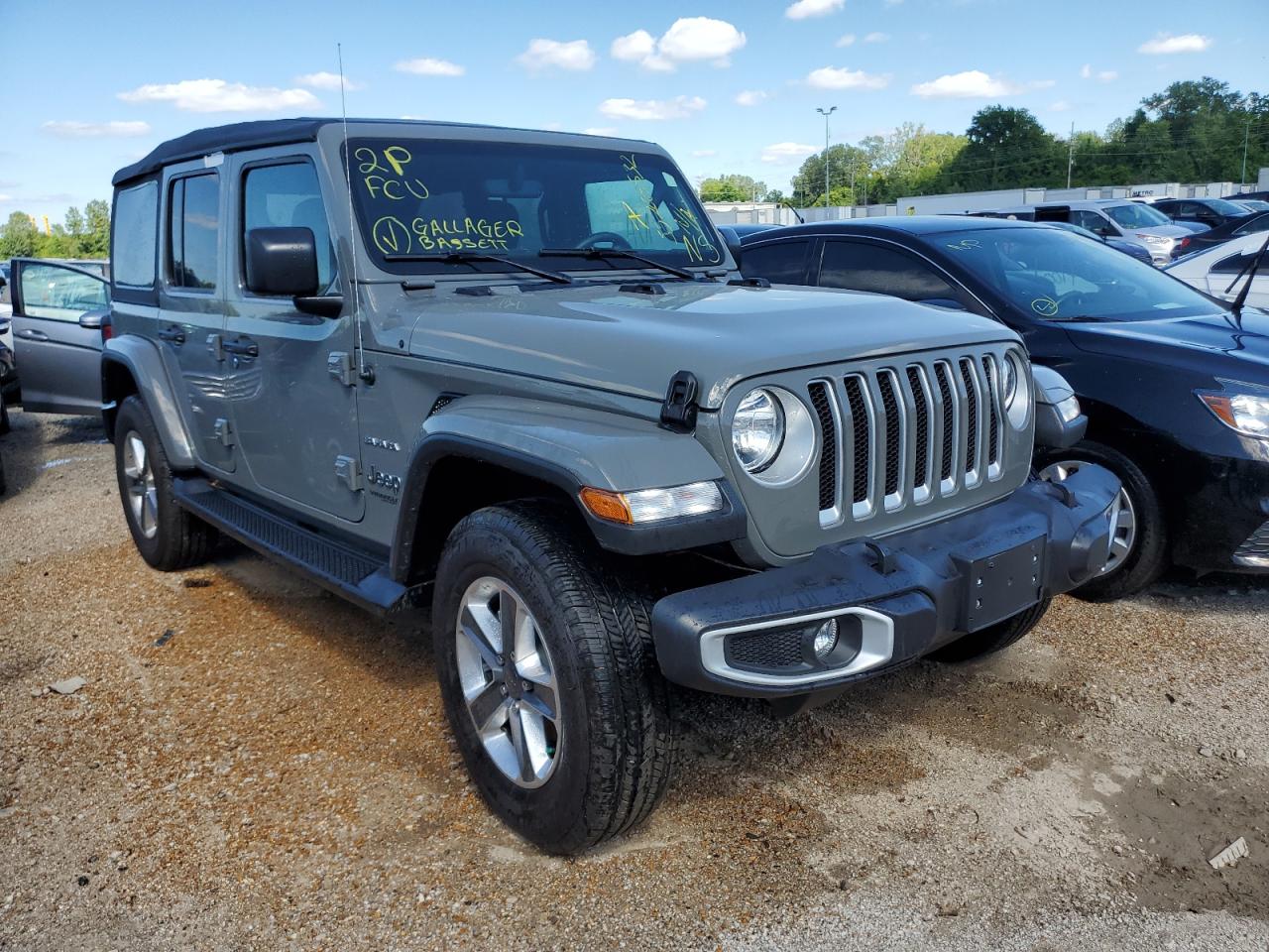 2022 JEEP WRANGLER UNLIMITED SAHARA VIN:1C4HJXEG5NW174021