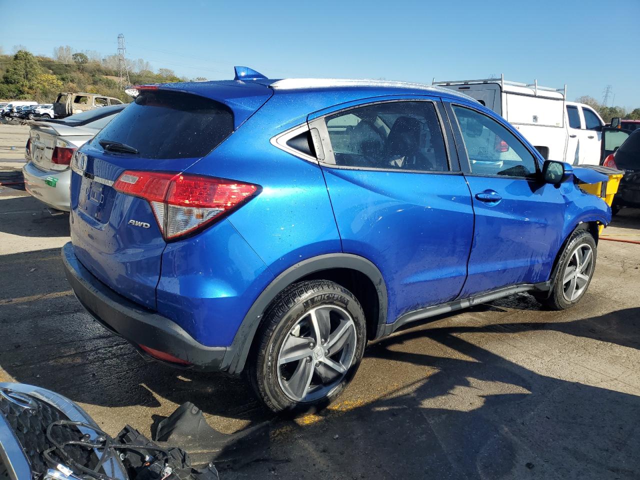 2022 HONDA HR-V EX VIN:3CZRU6H57NM747754