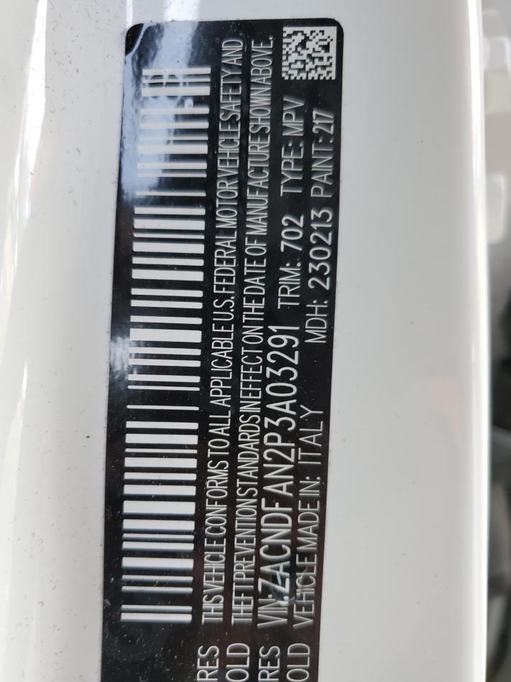 2023 DODGE HORNET GT VIN:ZACNDFAN2P3A03291