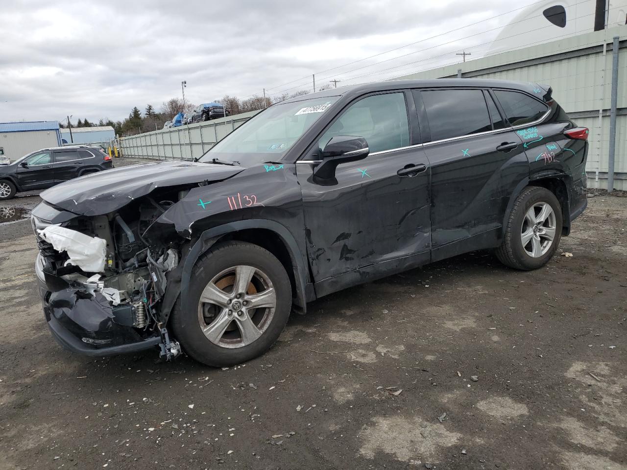 2022 TOYOTA HIGHLANDER L VIN:5TDBZRBH0NS174967