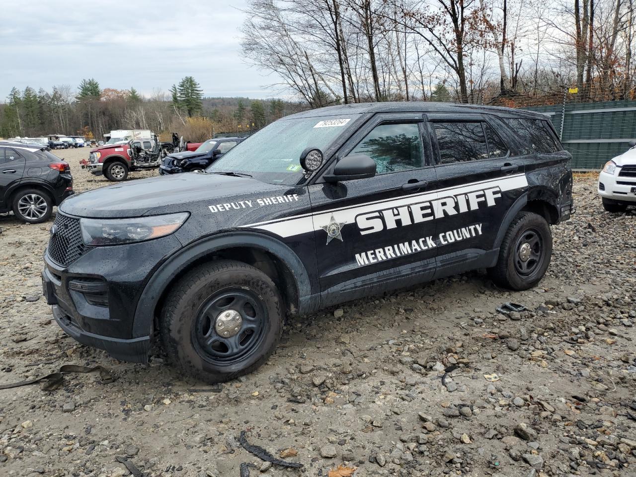 2022 FORD EXPLORER POLICE INTERCEPTOR VIN:1FM5K8AB4NGB76218