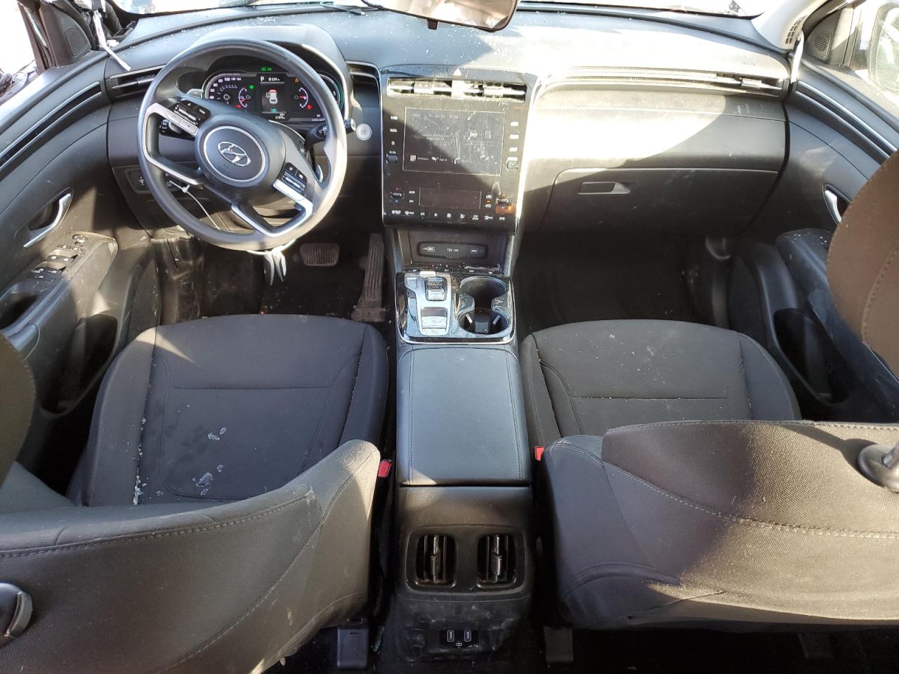 2022 HYUNDAI TUCSON BLUE VIN:KM8JBCA12NU050594