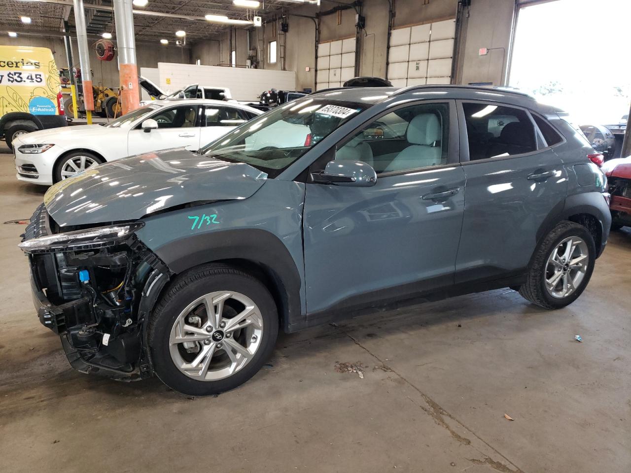 2022 HYUNDAI KONA SEL VIN:KM8K62AB4NU888475