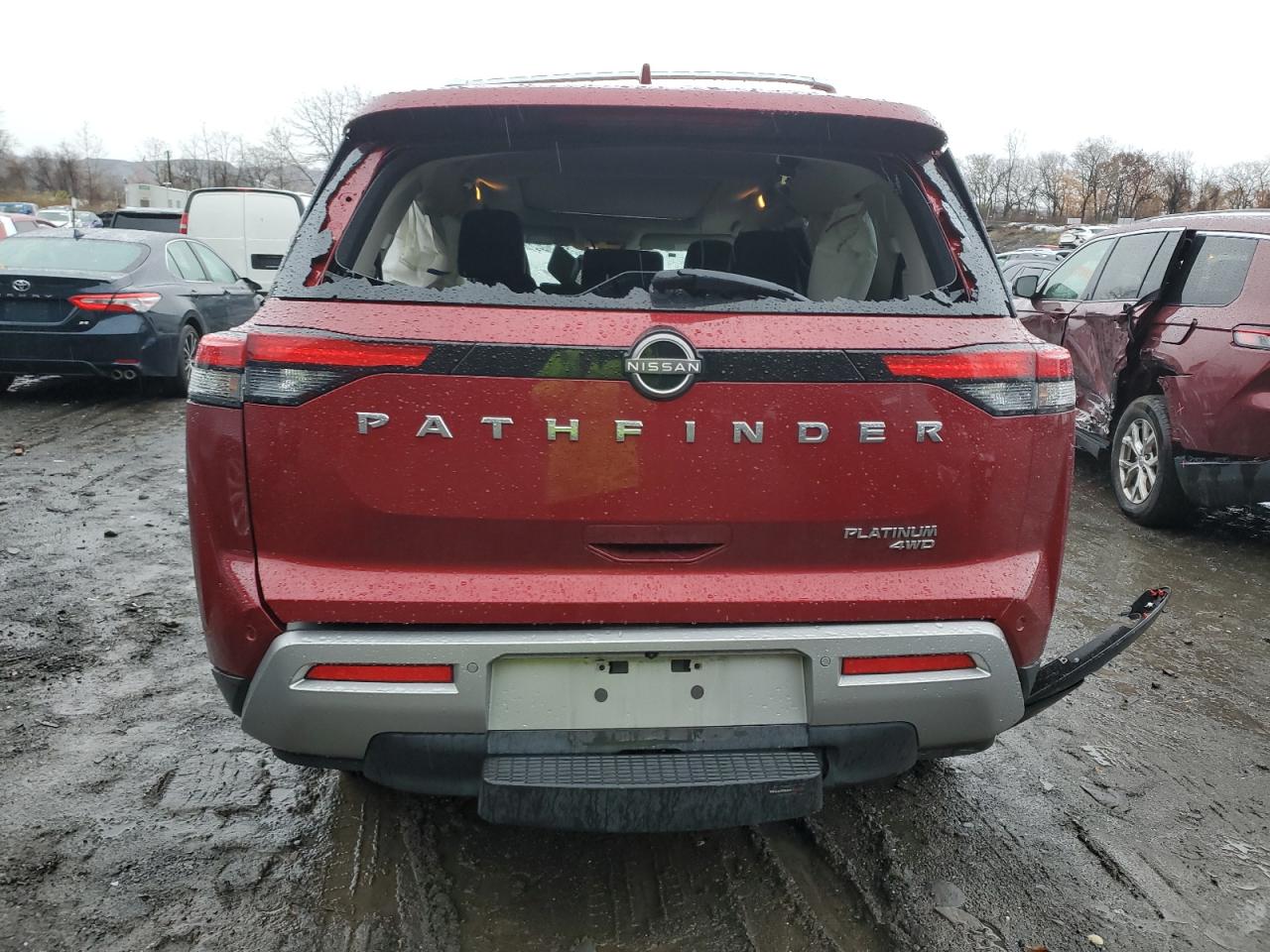 2022 NISSAN PATHFINDER PLATINUM VIN:5N1DR3DJ9NC236191
