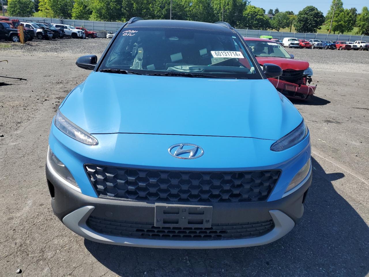 2022 HYUNDAI KONA SEL VIN:KM8K6CAB7NU902911