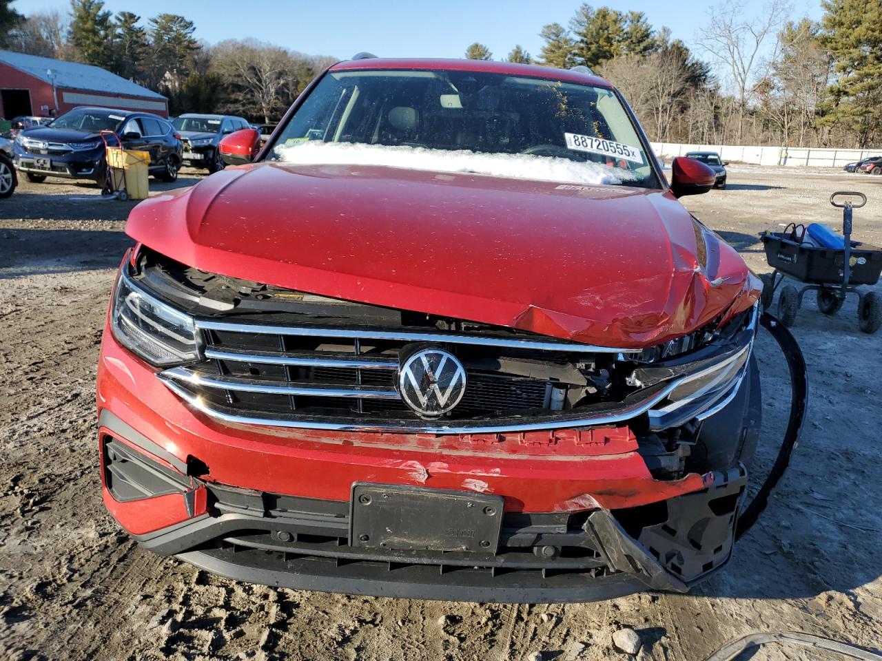 2022 VOLKSWAGEN TIGUAN SE VIN:3VV2B7AX2NM120413