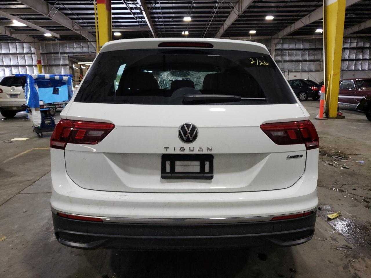 2022 VOLKSWAGEN TIGUAN S VIN:3VV0B7AX6NM143992