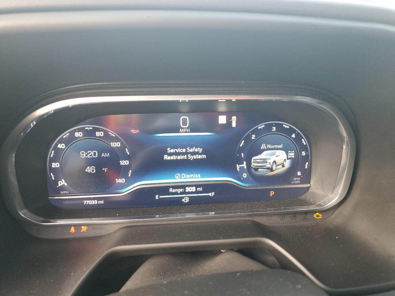 2022 CHEVROLET TAHOE K1500 LT VIN:1GNSKNKD7NR216745