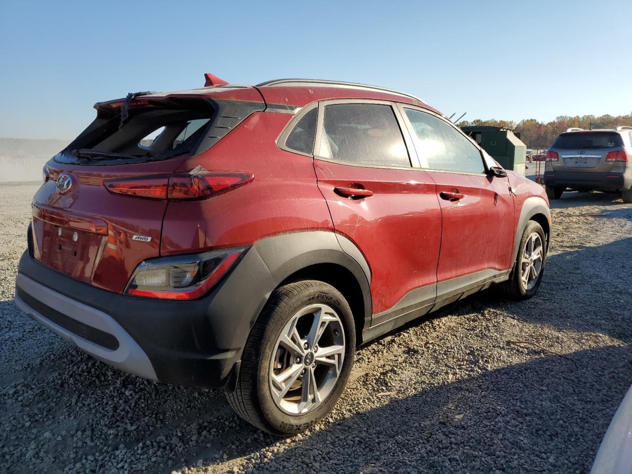 2022 HYUNDAI KONA SEL VIN:KM8K6CAB4NU820568