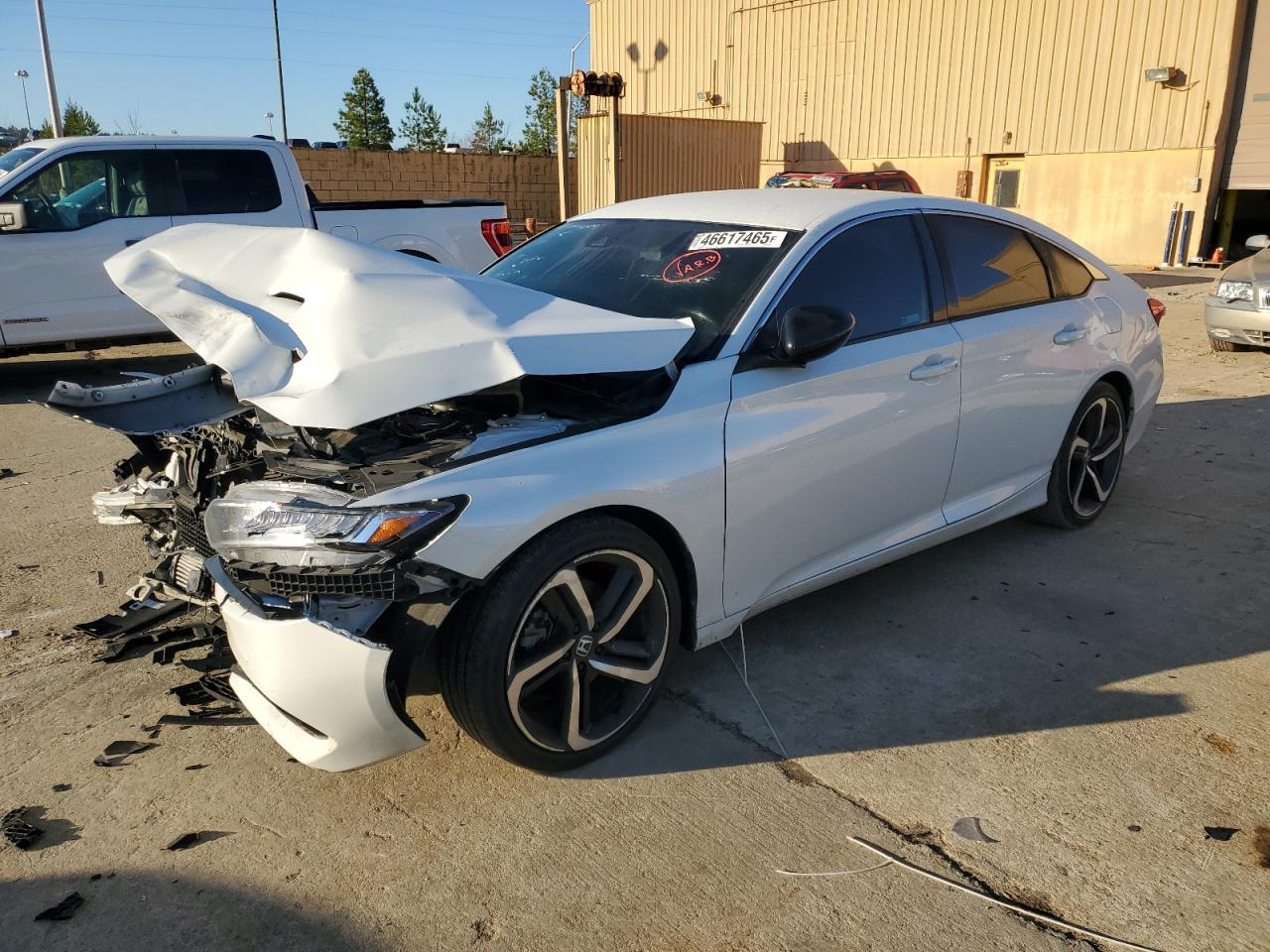 2022 HONDA ACCORD SPORT VIN:1HGCV1F39NA062781