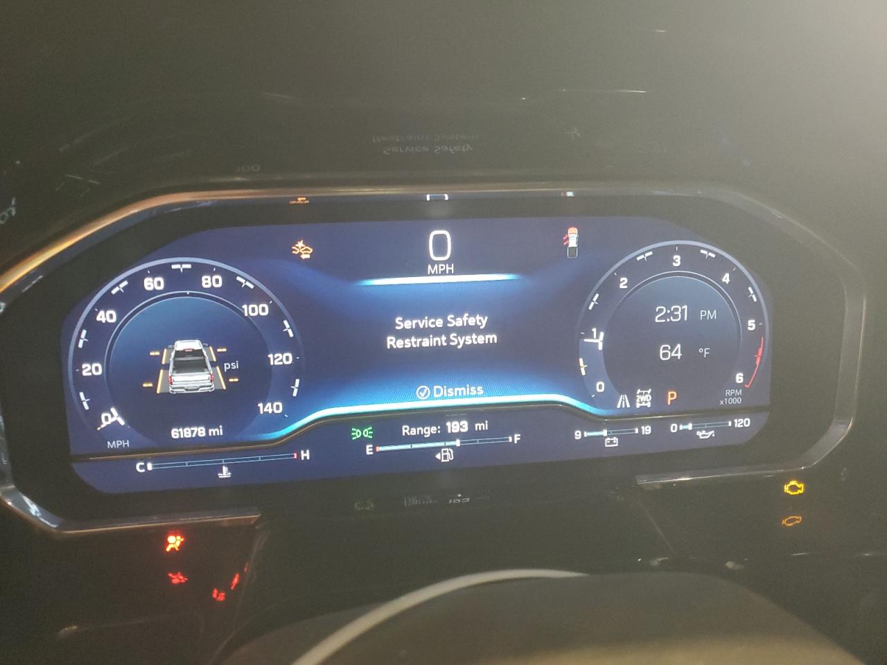 2023 CHEVROLET SILVERADO K1500 LTZ VIN:1GCUDGE80PZ250664