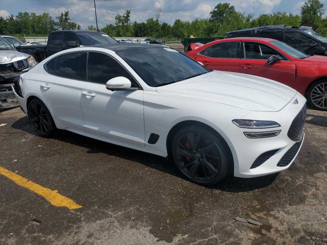 2023 GENESIS G70 BASE VIN:KMTG54TE9PU104764