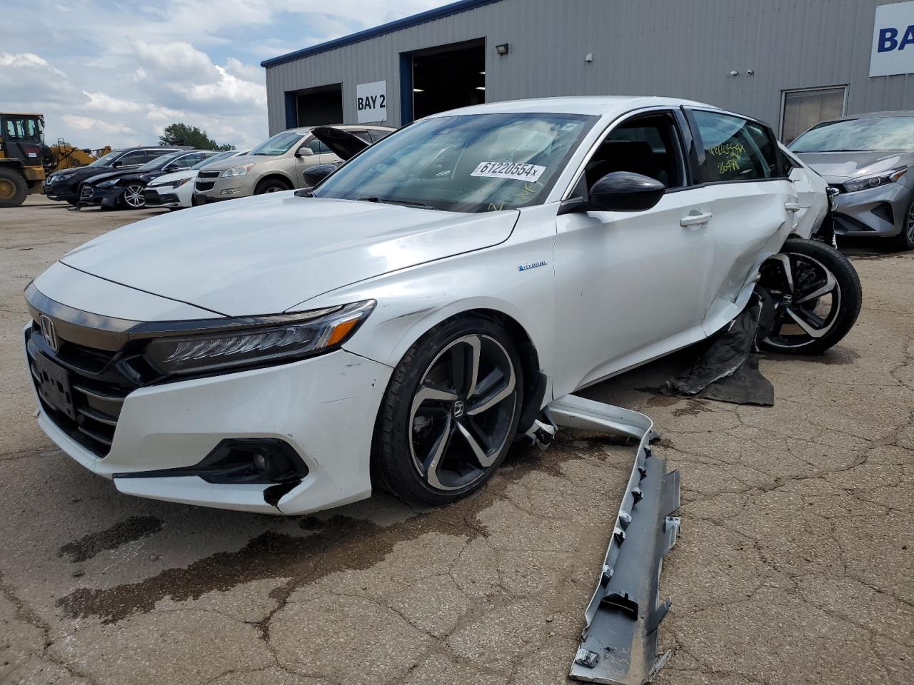 2022 HONDA ACCORD HYBRID SPORT VIN:1HGCV3F20NA014508