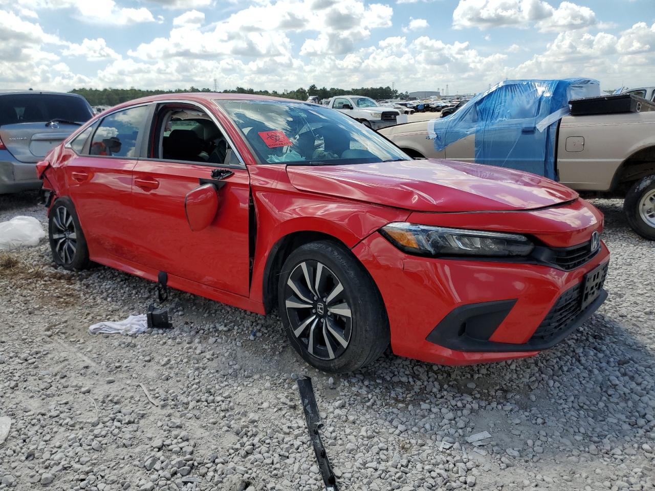 2022 HONDA CIVIC EX VIN:2HGFE1F75NH308663