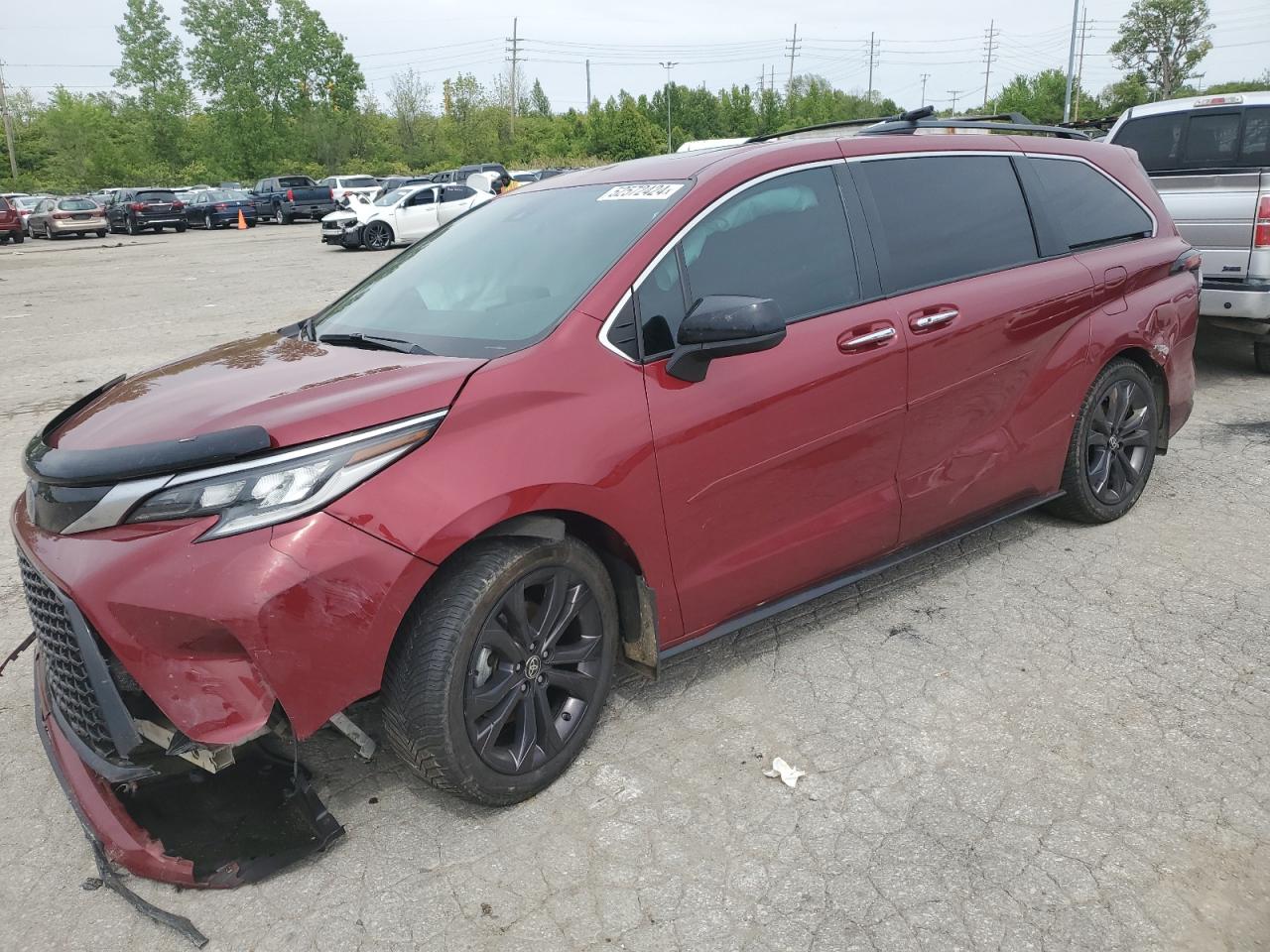 2022 TOYOTA SIENNA XSE VIN:5TDDRKEC1NS112834