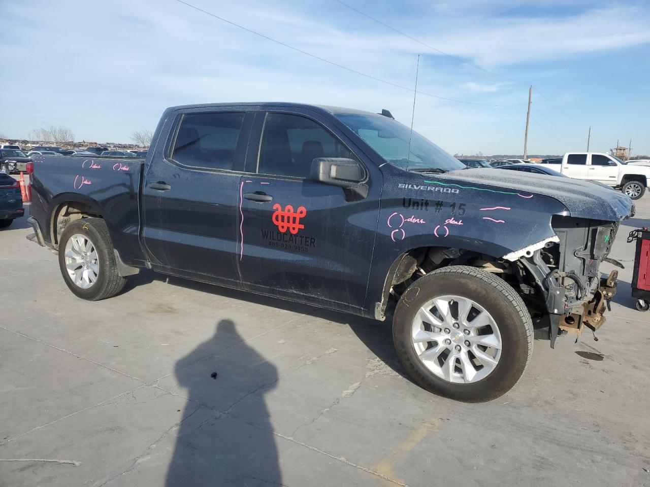 2022 CHEVROLET SILVERADO LTD C1500 CUSTOM VIN:1GCPWBEK1NZ179655