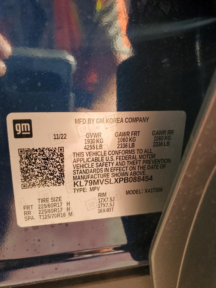 2023 CHEVROLET TRAILBLAZER ACTIV VIN:KL79MVSLXPB088454