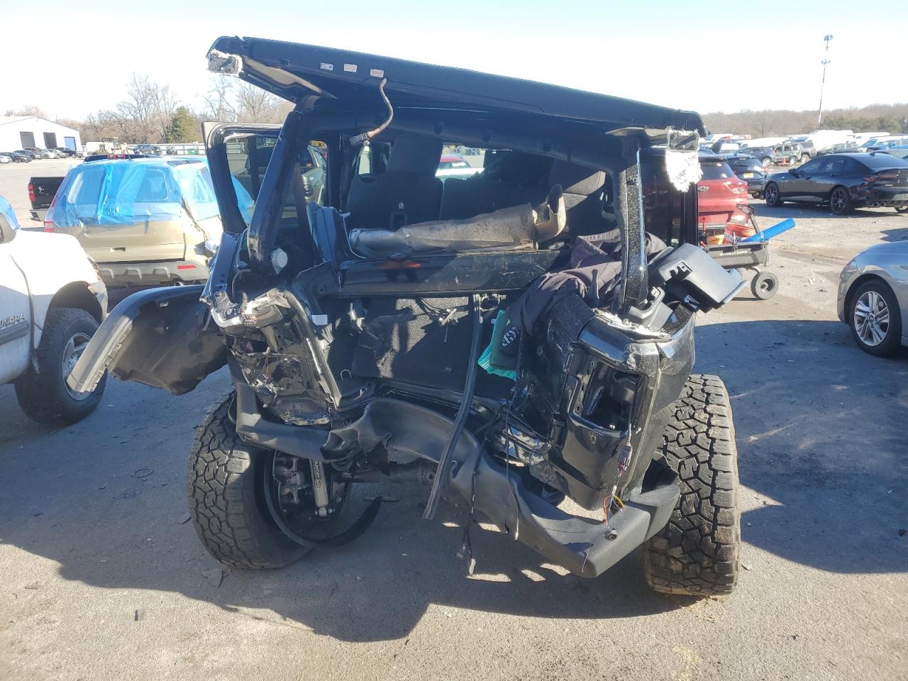 2022 JEEP WRANGLER UNLIMITED SPORT VIN:1C4HJXDG6NW144897