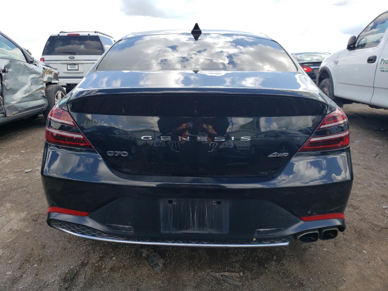 2022 GENESIS G70 BASE VIN:KMTG34TA4NU102386