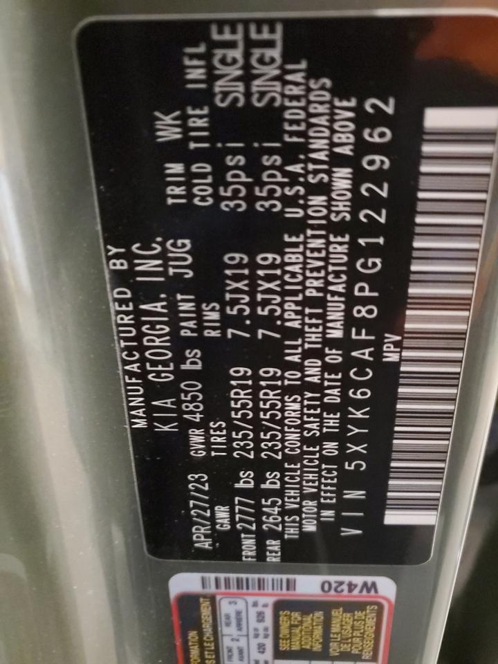 2023 KIA SPORTAGE X LINE VIN:1C4RJFAG7EC251249