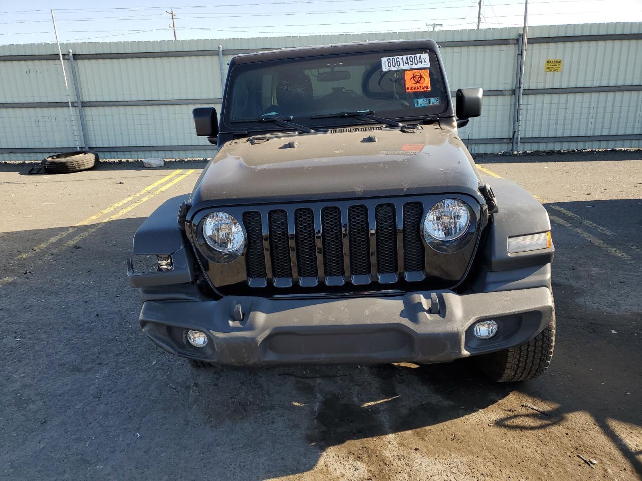 2022 JEEP WRANGLER UNLIMITED SPORT VIN:1C4HJXDN2NW132521