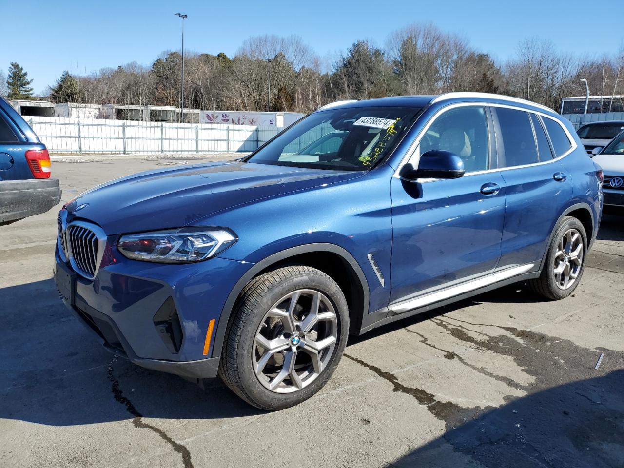 2022 BMW X3 XDRIVE30I VIN:5UX53DP02N9M35422