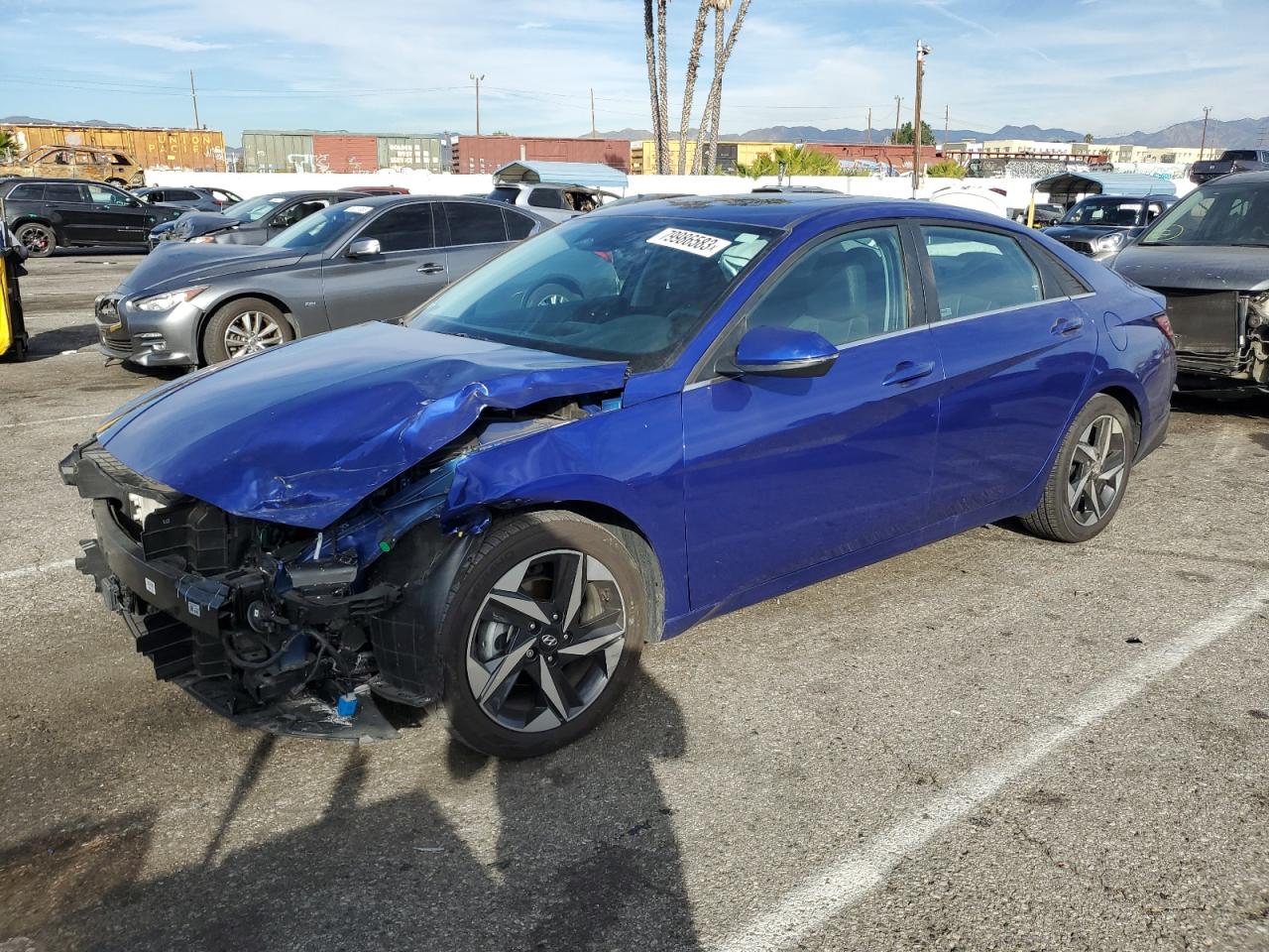 2022 HYUNDAI ELANTRA LIMITED VIN:KMHLN4AJ6NU019208