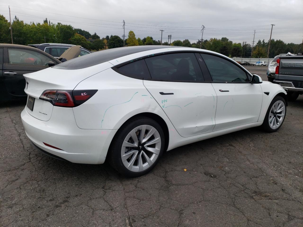 2023 TESLA MODEL 3  VIN:5YJ3E1EB7PF391187