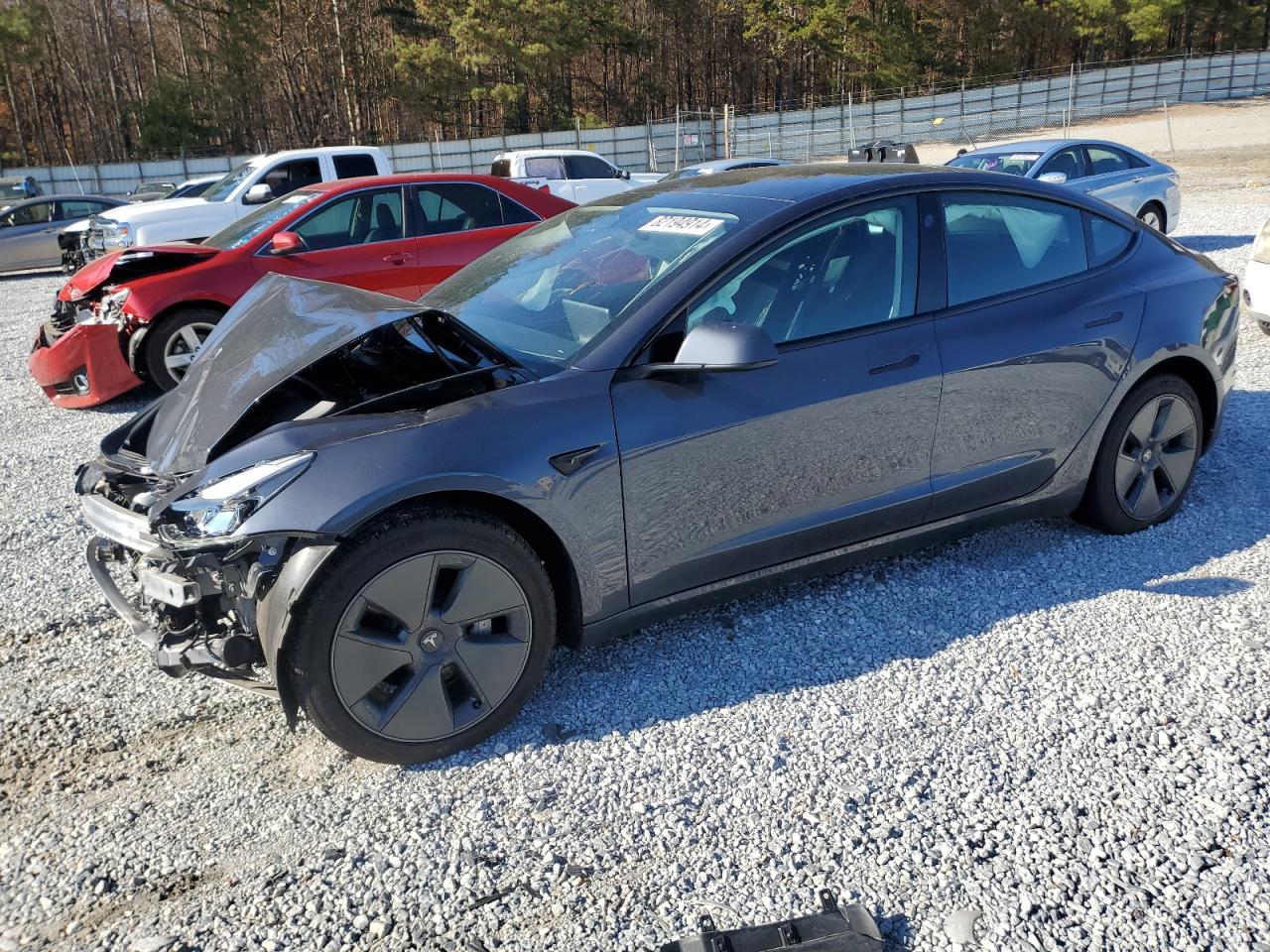 2022 TESLA MODEL 3  VIN:5YJ3E1EB2NF323375
