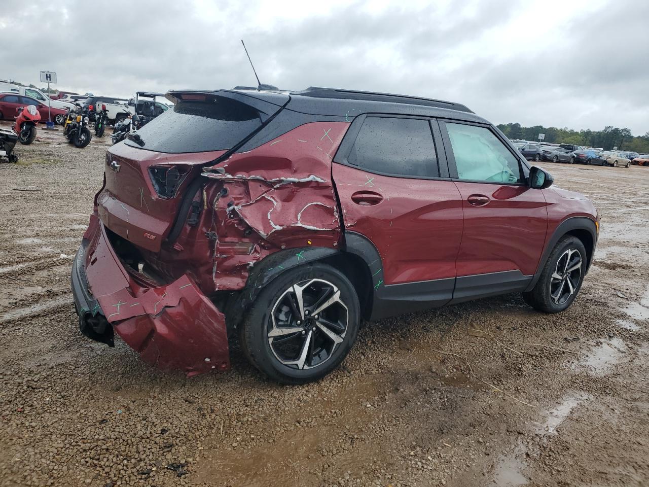 2022 CHEVROLET TRAILBLAZER RS VIN:KL79MTSL2NB051660