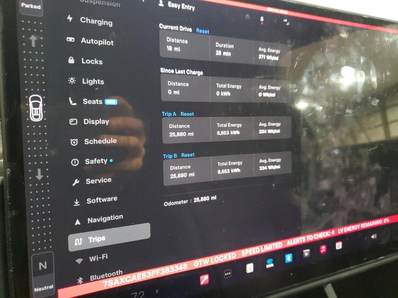 2023 TESLA MODEL X  VIN:7SAXCAE53PF383348