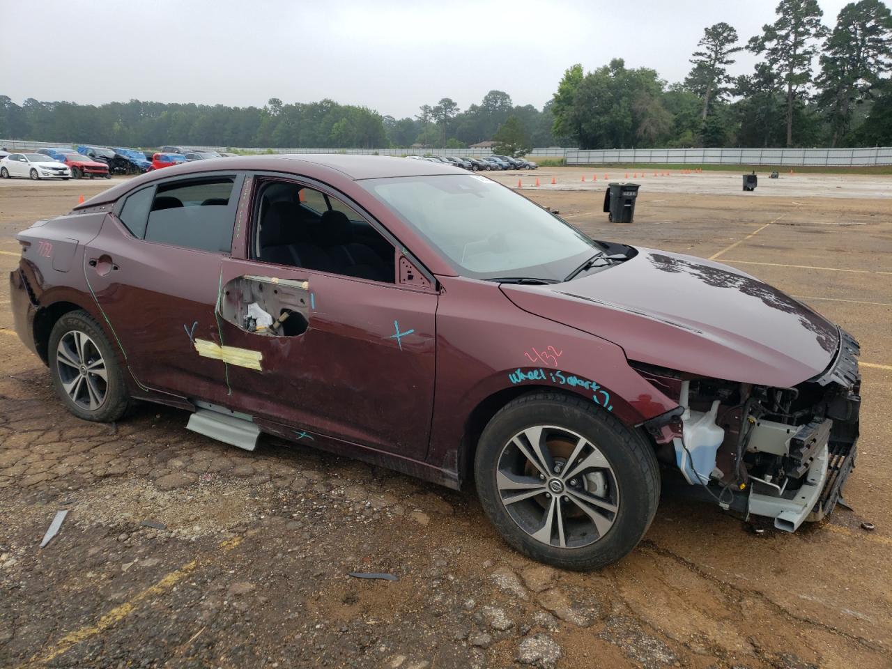 2022 NISSAN SENTRA SV VIN:WP0AA2A8XNS255297