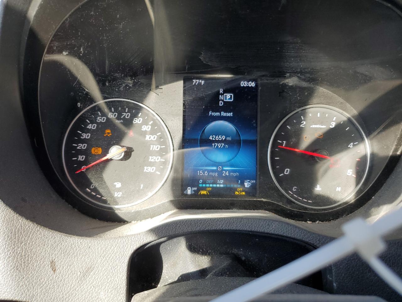 2022 MERCEDES-BENZ SPRINTER 2500 VIN:W1W4DBHY6NT092351