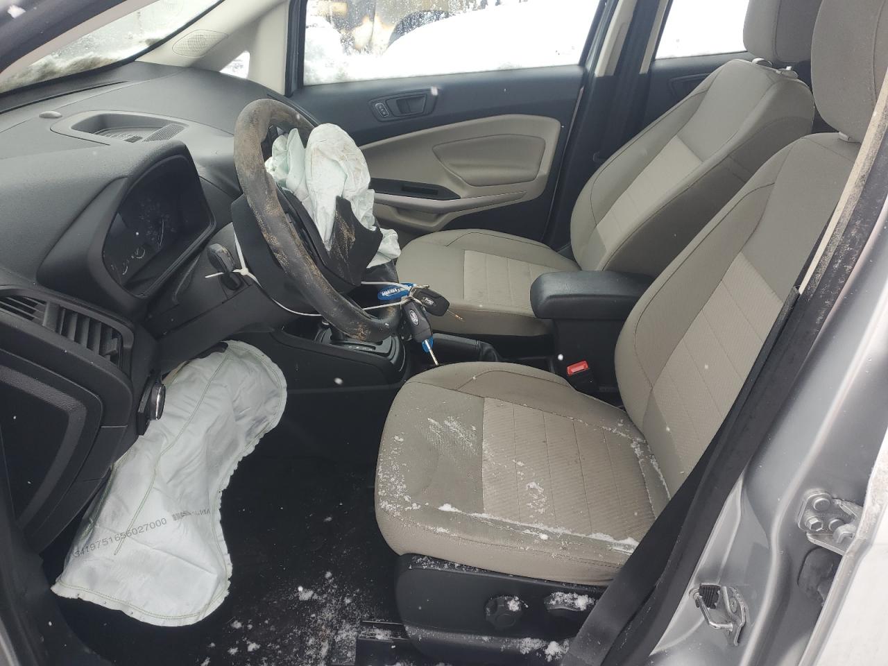 2022 FORD ECOSPORT S VIN:MAJ6S3FL6NC464090