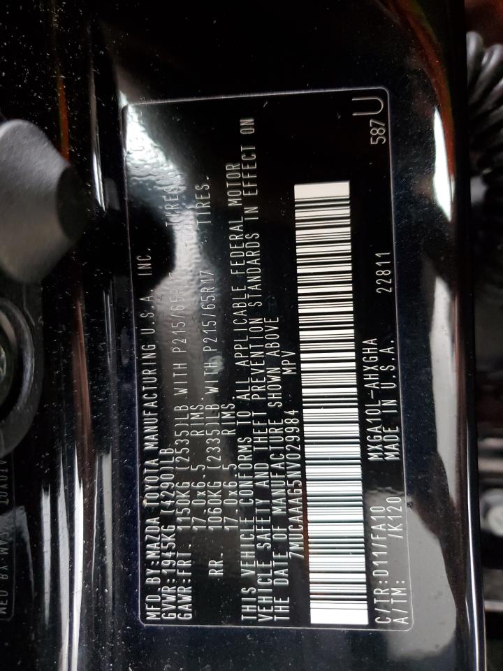 2022 TOYOTA COROLLA CROSS LE VIN:7MUCAAAG5NV029984