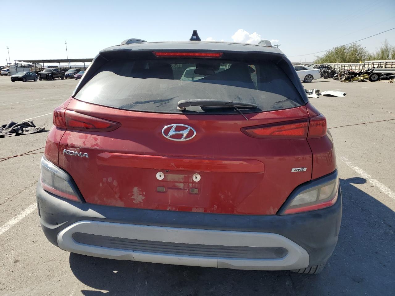 2022 HYUNDAI KONA SEL VIN:KM8K6CAB4NU903241