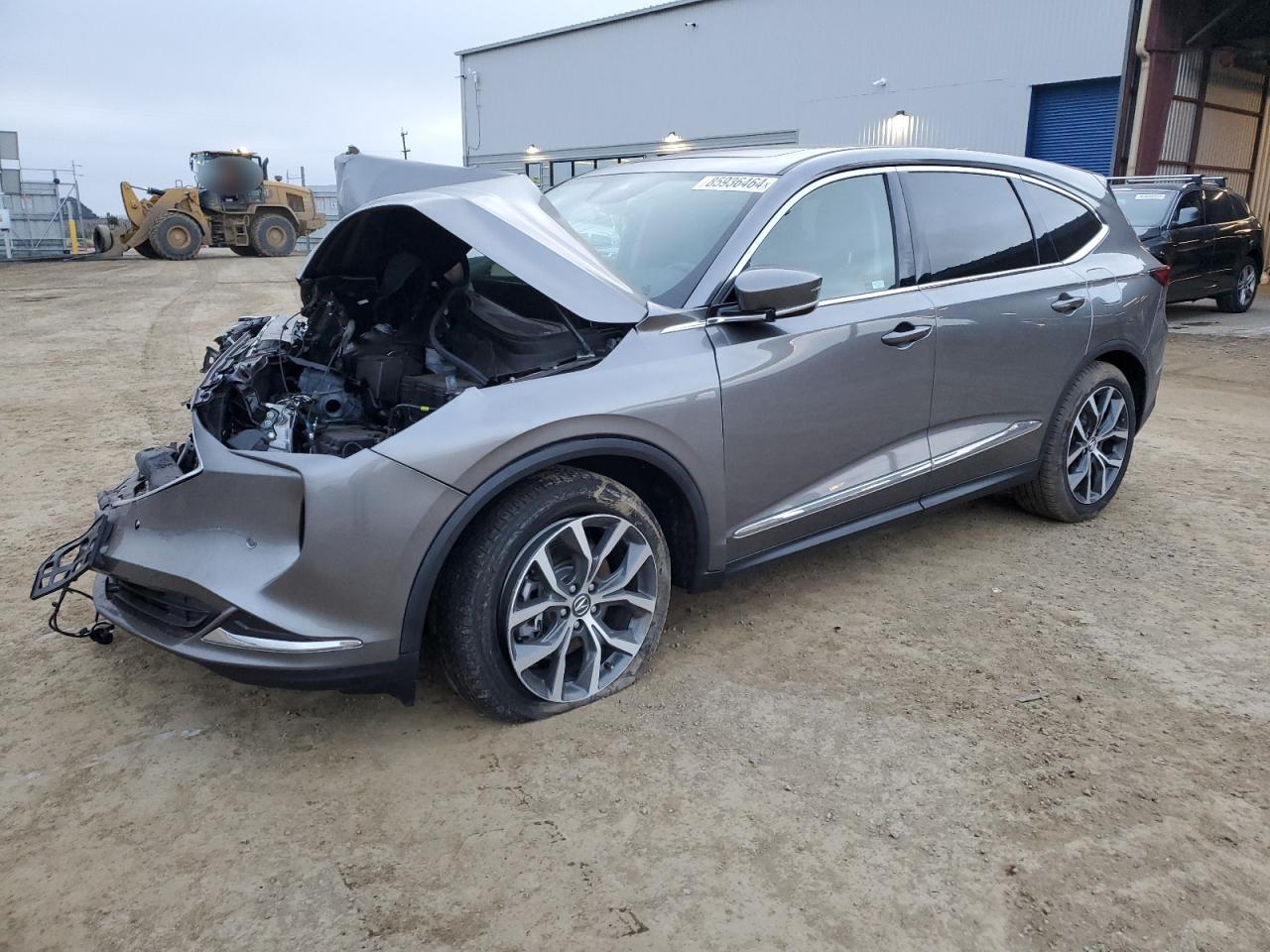 2022 ACURA MDX TECHNOLOGY VIN:5J8YD9H46NL001020