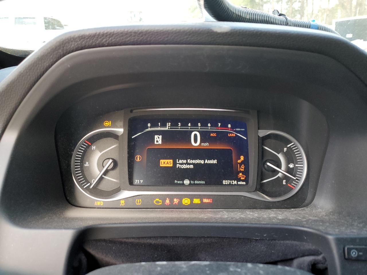 2022 HONDA PASSPORT ELITE VIN:5FNYF8H01NB002305