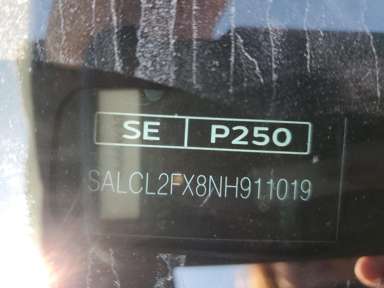 2022 LAND ROVER DISCOVERY SPORT SE R-DYNAMIC VIN:SALCL2FX8NH911019