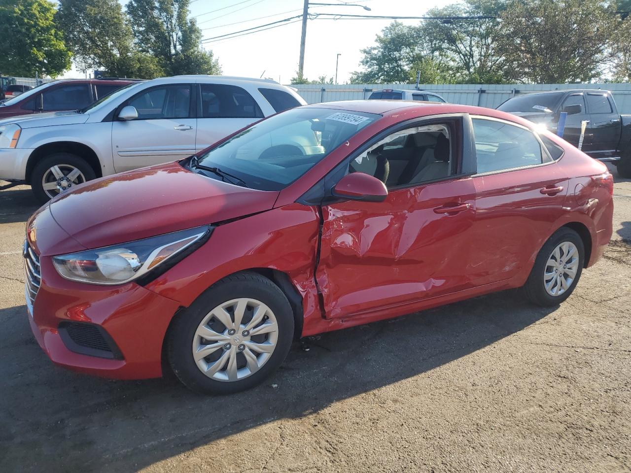 2022 HYUNDAI ACCENT SE VIN:3KPC24A63NE171907