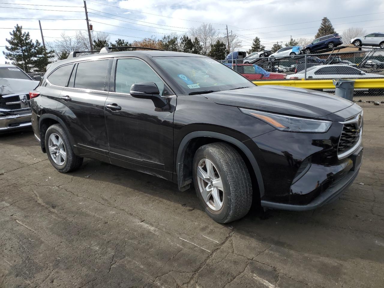 2022 TOYOTA HIGHLANDER L VIN:5TDCZRBH0NS225484