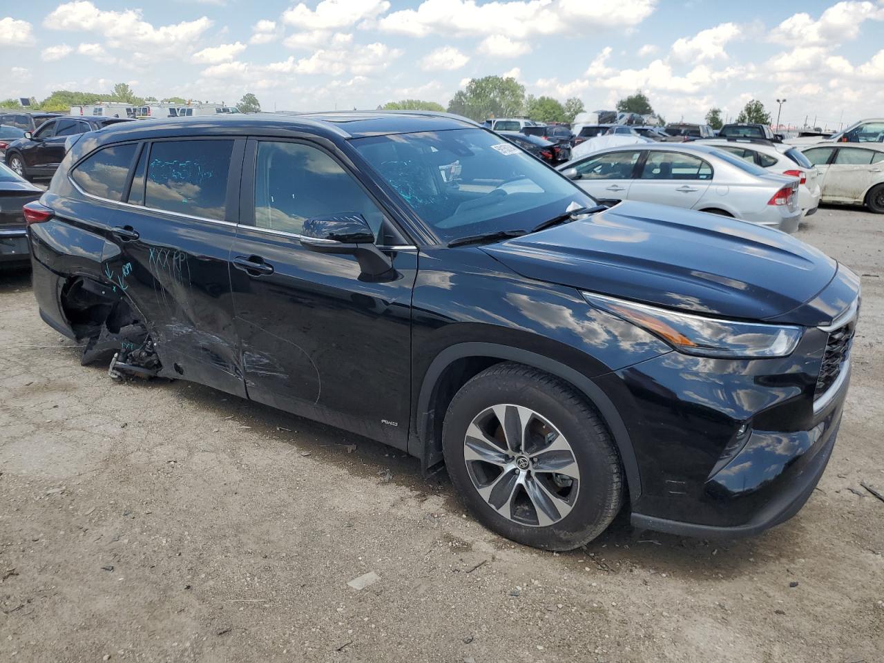 2023 TOYOTA HIGHLANDER HYBRID XLE VIN:5TDKBRCH0PS568815