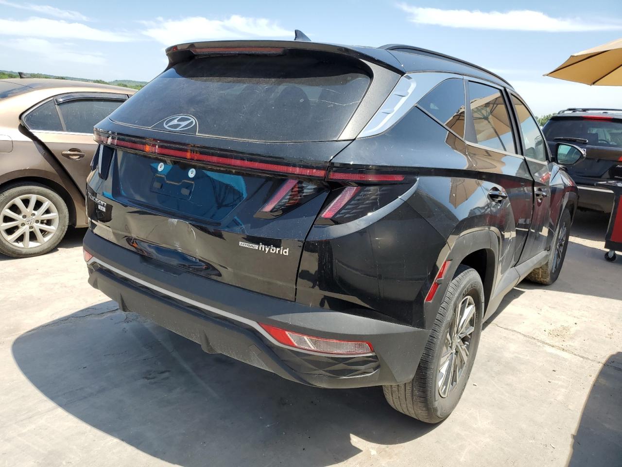 2022 HYUNDAI TUCSON BLUE VIN:KM8JBCA18NU020788